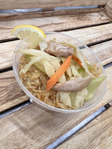 bowl of Chicken Arroz Caldo